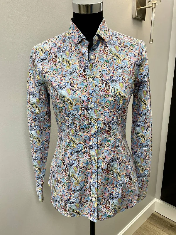 Affordable Online Boutiques Paisley Shirt In Multi