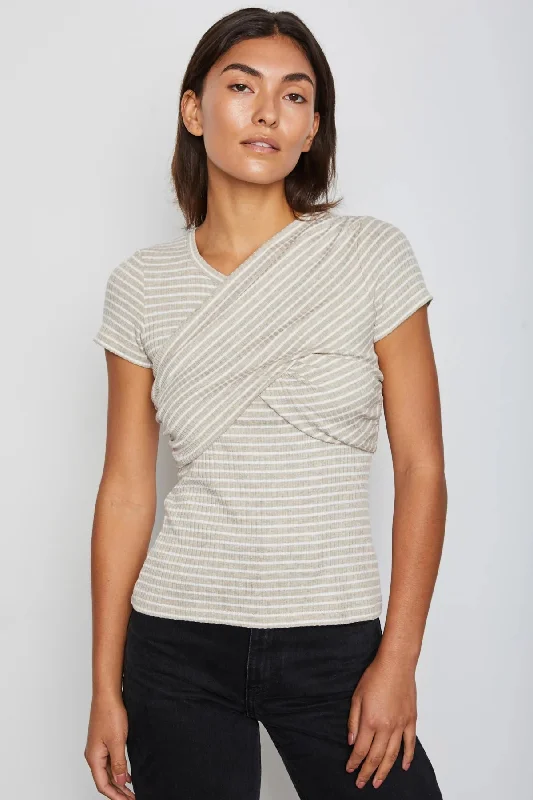 VIP Member Discount Nala Top in Linen/White