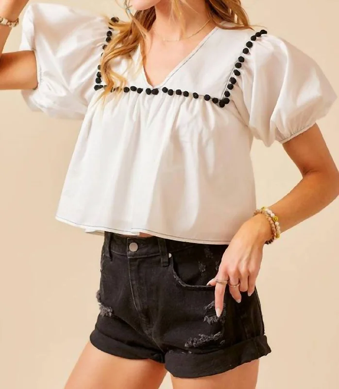 Fashionable Women's Wardrobe Never Been Better Top In White