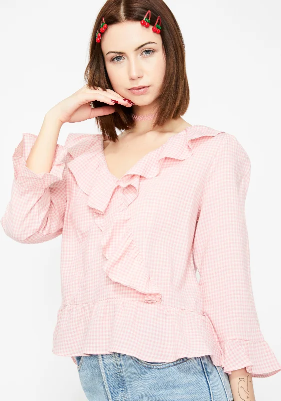 Must-Have Styles Somethin' Sweet Gingham Top