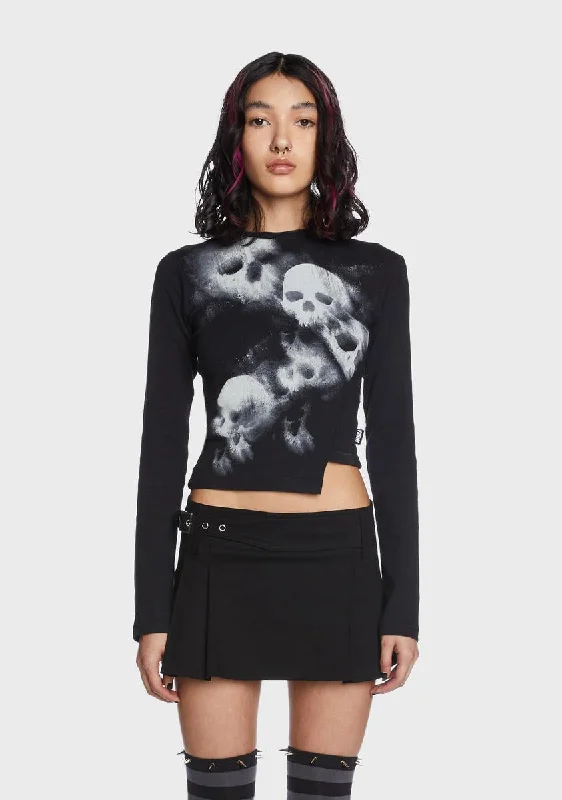 Clearance Sale, All Cheap Skull Crusher Asymmetrical Top