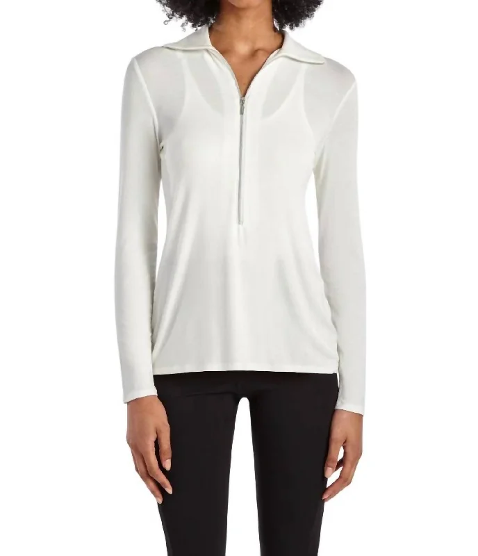 Trendy Fashion For Women Zeta Top In Ivory