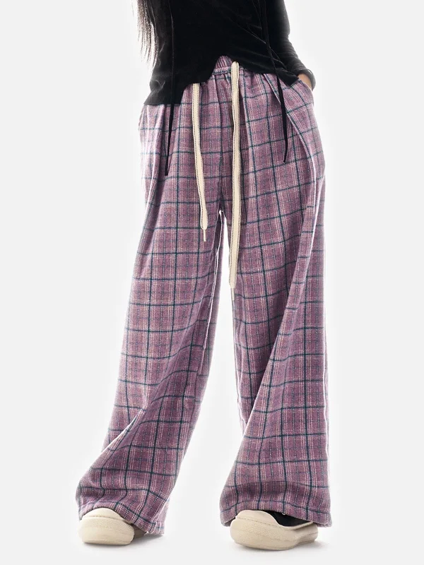 Trend Leading Collection Aelfric Eden Basic Plaid Sweatpants