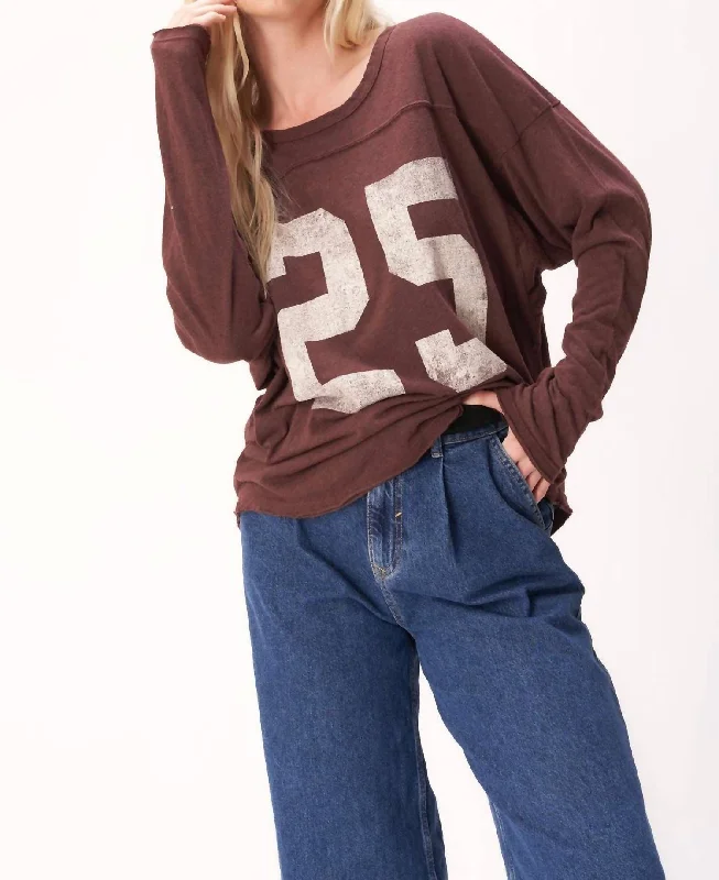 Flash Discount Game On Slouchy Top In Spiced Copper