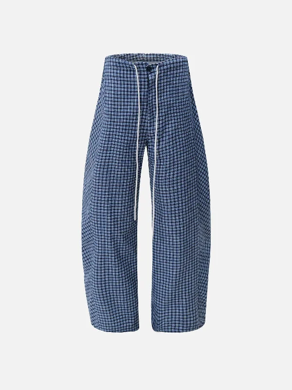 Trendy Street Style Attire Aelfric Eden Plaid Barrel Sweatpants