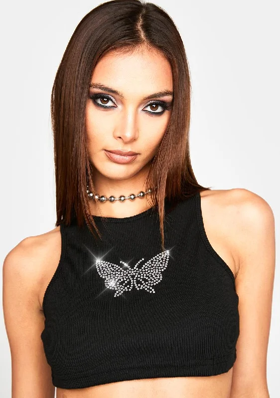 Women's Clothes R U Happy Now Butterfly Top