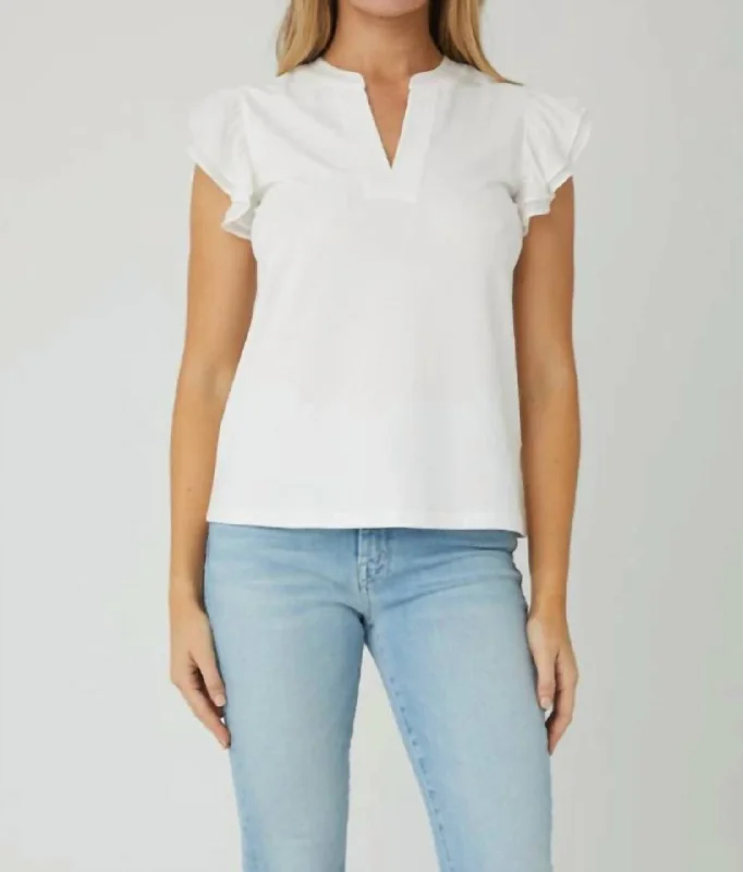 Vintage Style Clothing Sale Chloe Top In White