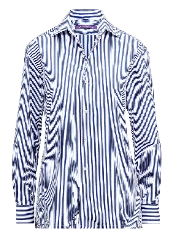 Clearance Sale Bengal Stripe Shirt In Blue