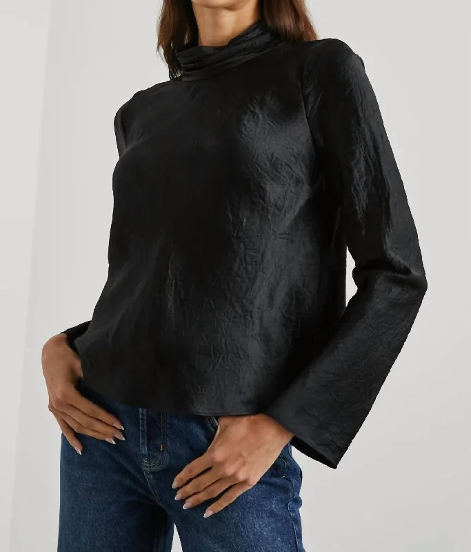 Comfy Women's Outfits for Daily Wear Soleil Top In Black