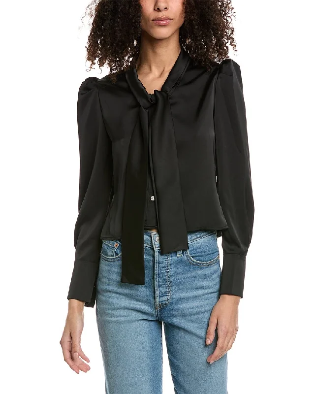 Season Sale Beulah Scarf Neck Top