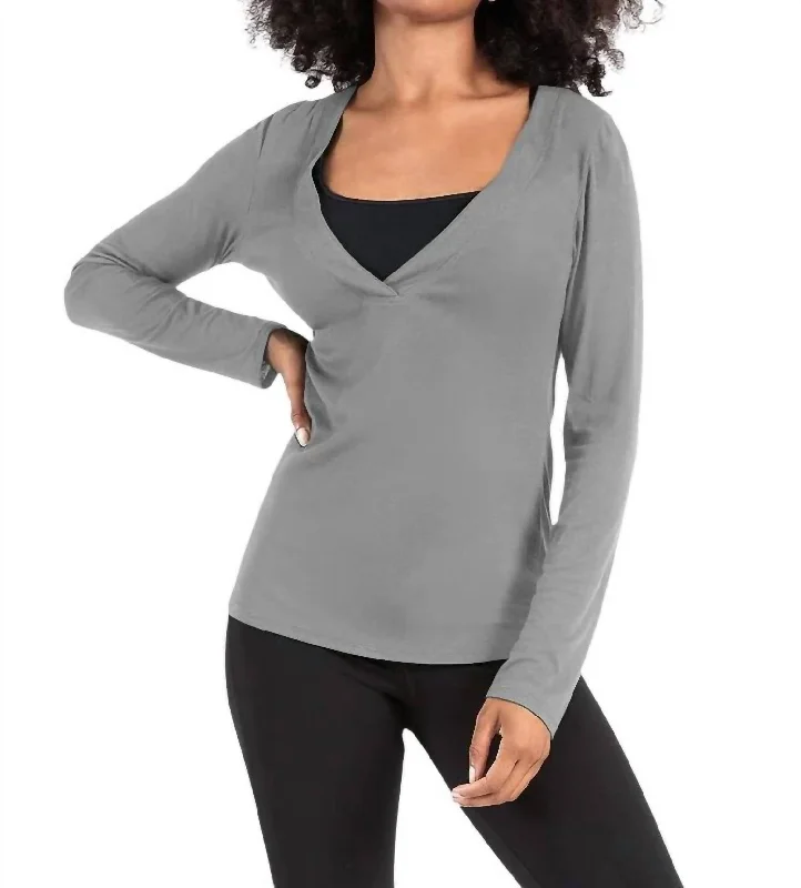 Sales For Clothes Adhara Top In Grey