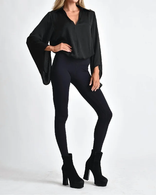 Trendy Urban Attire Roky Top In Black