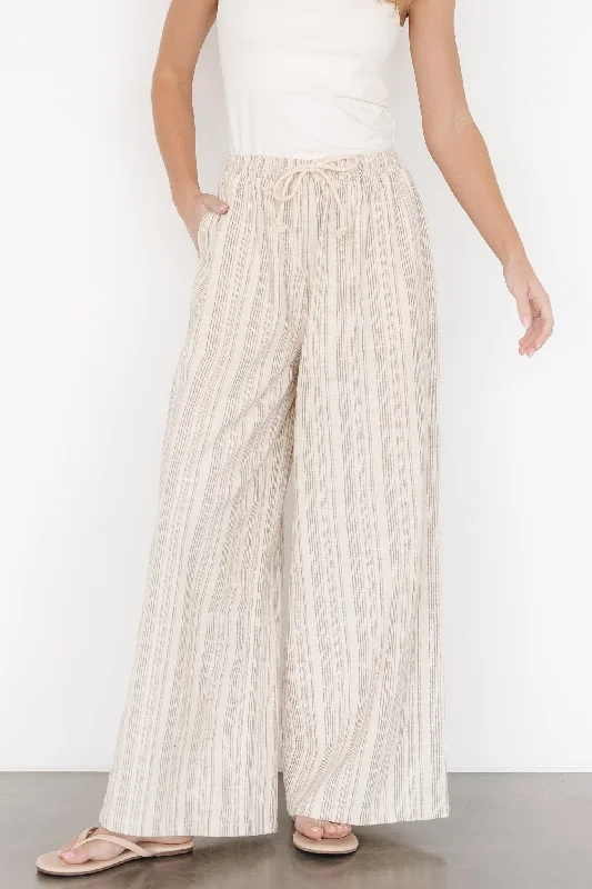 Online Shopping Boutiques Antale Pants | Natural Multi Stripe