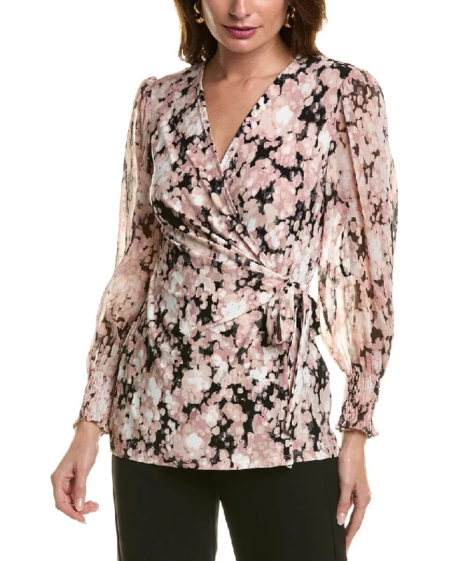 Flash Discount Anne Klein Smocked Top