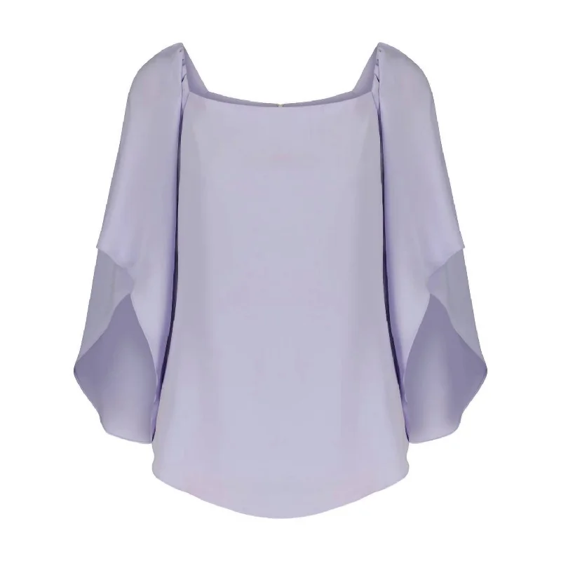 Clothing Sales Frances 3/4 Sleeve Top In Lilac