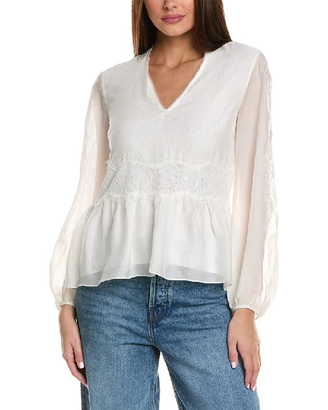 Ride The Style Wave 3.1 Phillip Lim Blouson Sleeve Silk Top