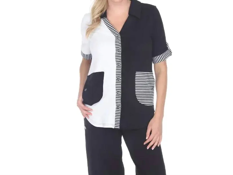 Stylish Dresses for Women Studio Sporty Shirt In Black