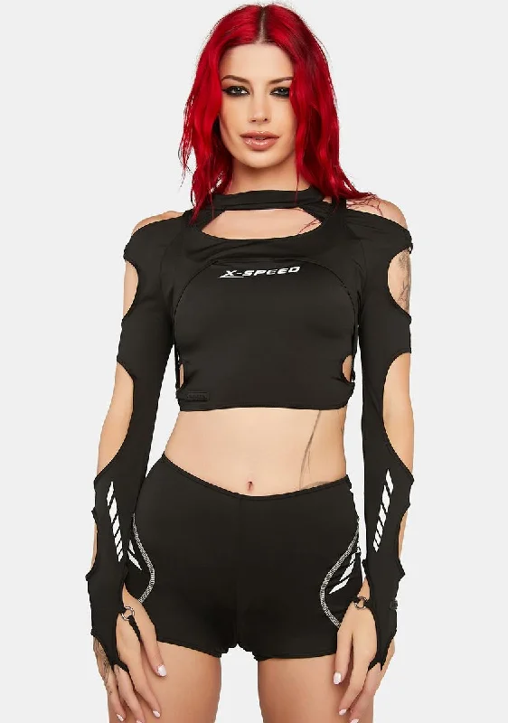 The Latest Fashion Trends X-Speed Cut-Out Top