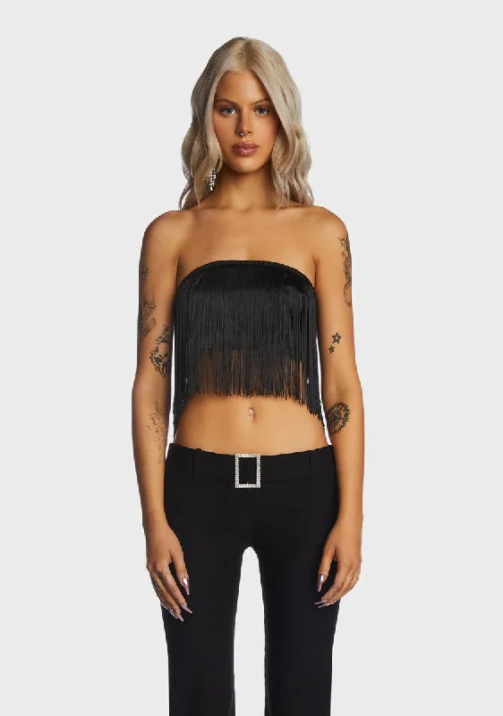 Women's Urban Fashion Roaring Daze Fringe Top