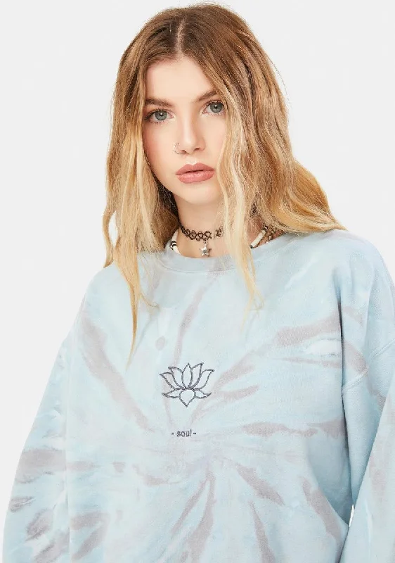 Vibrant Styles Lotus Soul Crewneck