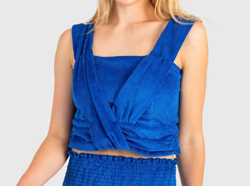 Elegant Attire For The Modern Lady Tina Top In Koch Blue