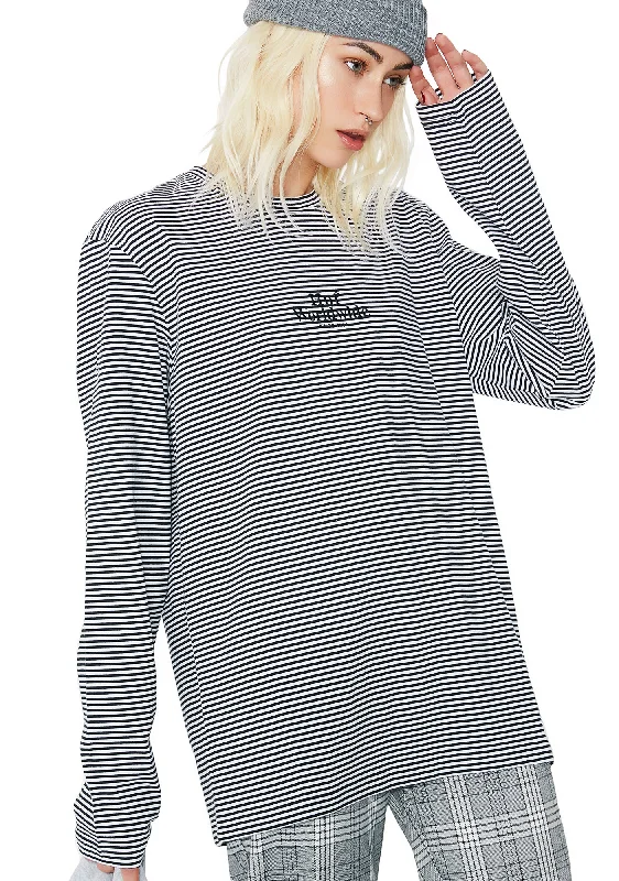 Casual Chic Royal LS Stripe Shirt