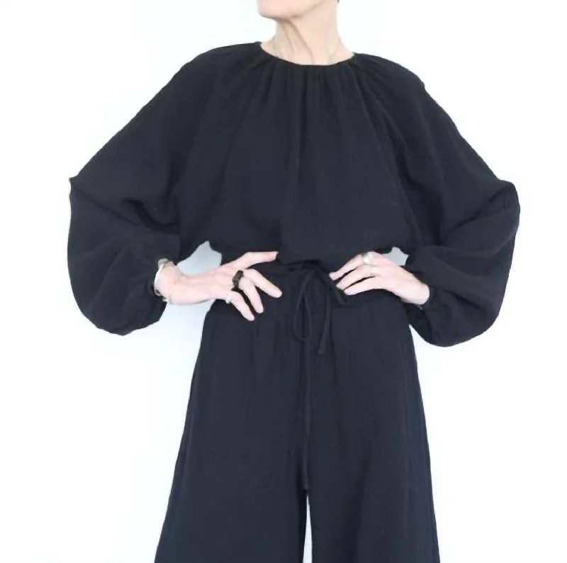 Trendy Attire For Her Chaya Top In Black