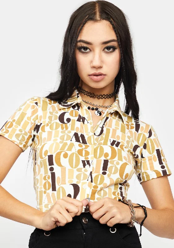 The Latest Fashion Trends Cowgirl Wuma Cropped Shirt