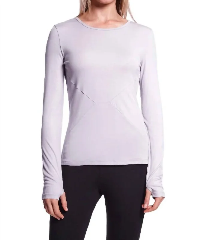 Online Boutique Clothing Newton Top In Dusty Lilac