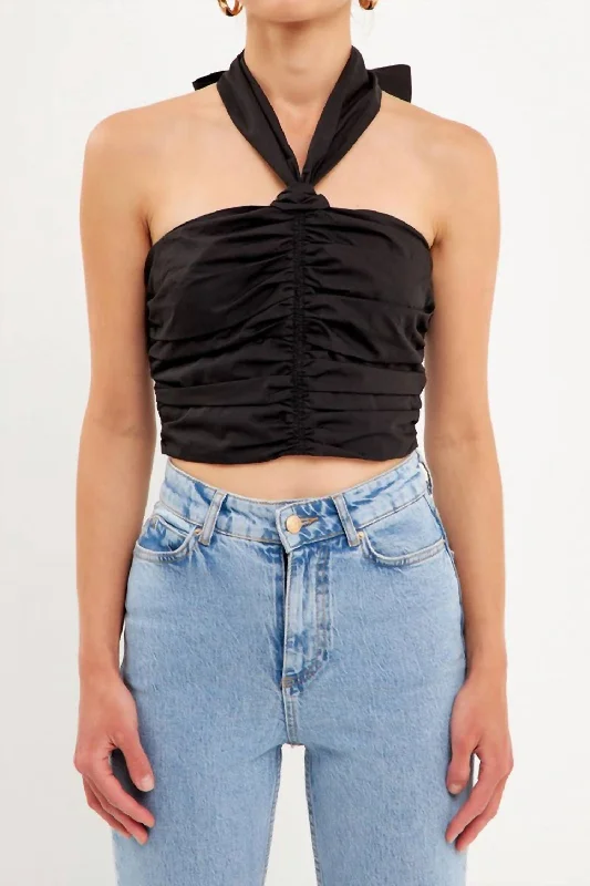 Fashion Deal Stuck In A Loop Top In Black