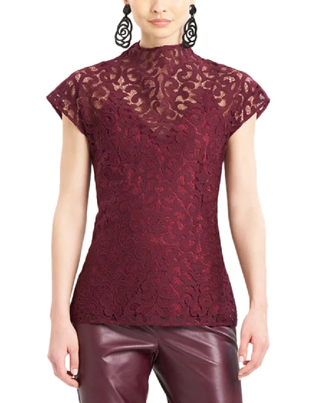 The Epitome Of Modern Women's Fashion Natori Scroll Lace Top