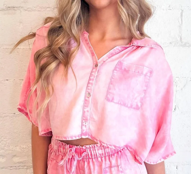 Crazy Discounts, Hurry Up Lorelai Top In Pink