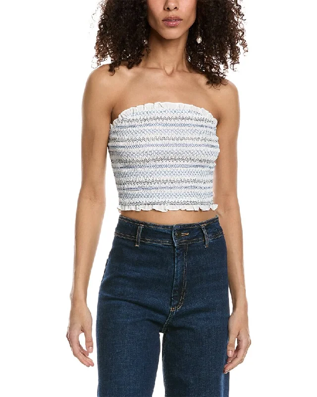 Chic Women's Clothing Online Emmie Rose Smocked Tube Top