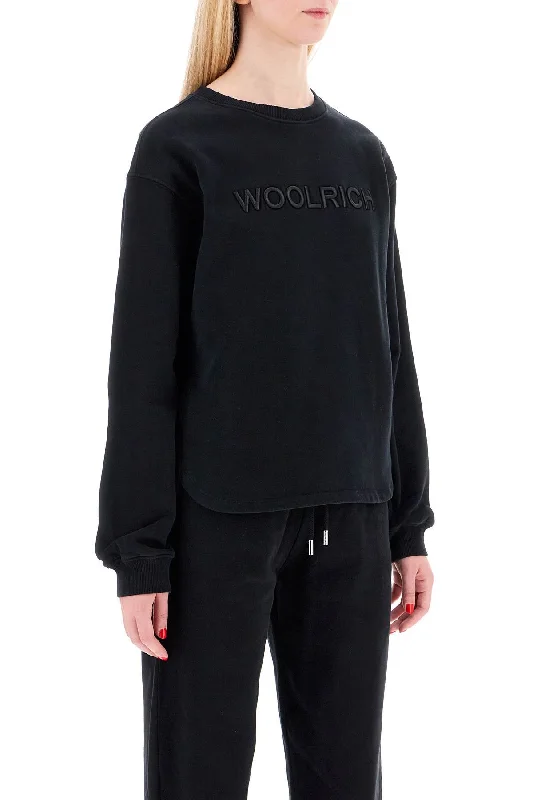 Mega Sale Woolrich 'embroidered Logo Crewneck