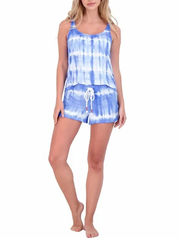 Absurdly Cheap Sale Sail Away 2 Piece Set In Bright Blue