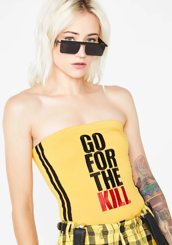 Runway Inspired Wear Go For The Kill Boob Tube