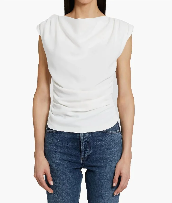 Current Trends Fersia Top In Ivory