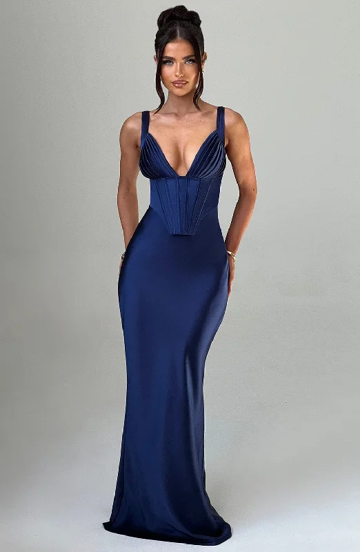 Wardrobe Upgrade Shae Maxi Dress - Navy