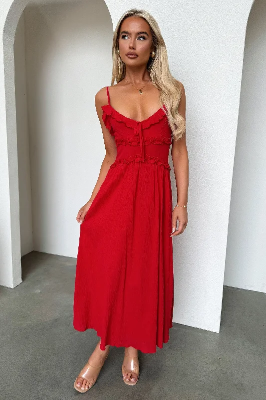 Unleash Your Style Nicola Dress - Red