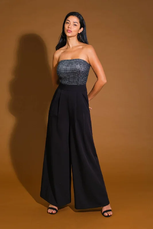 Huge Markdowns GLIMPSE OF GRACE WOVEN JUMPSUIT