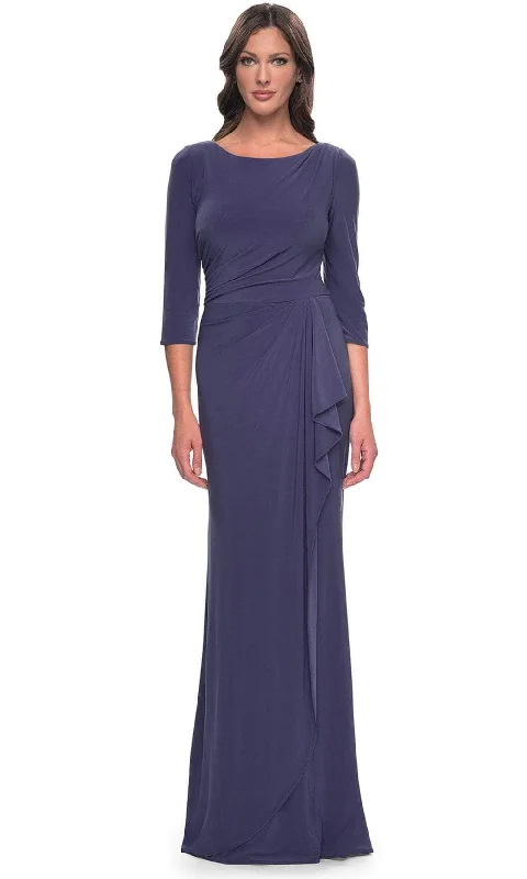 Sale Event, Prices Rock La Femme 30814SC - Jersey Quarter Sleeve Evening Dress