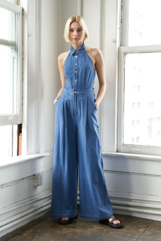 Sale On Clothing SERENE SEASONS DENIM JUMPSUIT