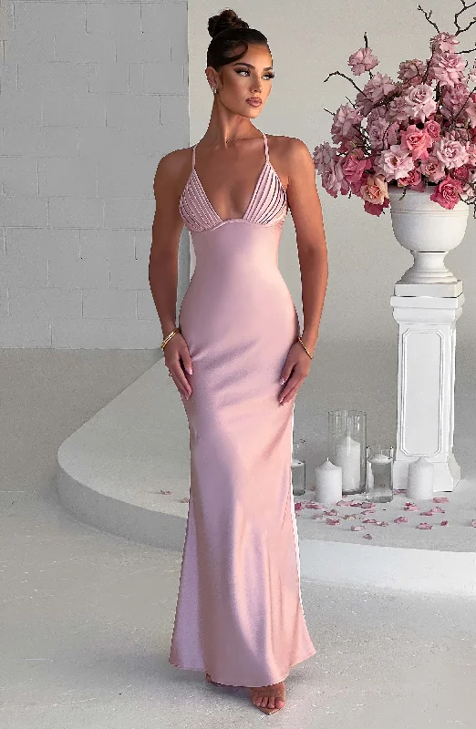 Boutique Dress Online Miriam Maxi Dress - Blush