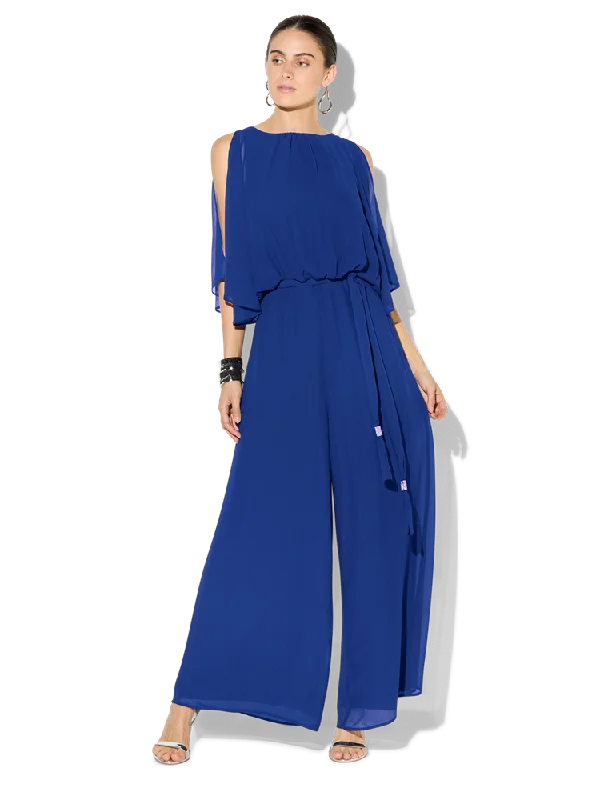 Sale Clothes Online Lucien Sapphire Chiffon Jumpsuit