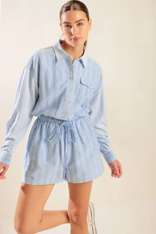 Women's Casual Dresses HOLD ME CLOSE WOVEN ROMPER