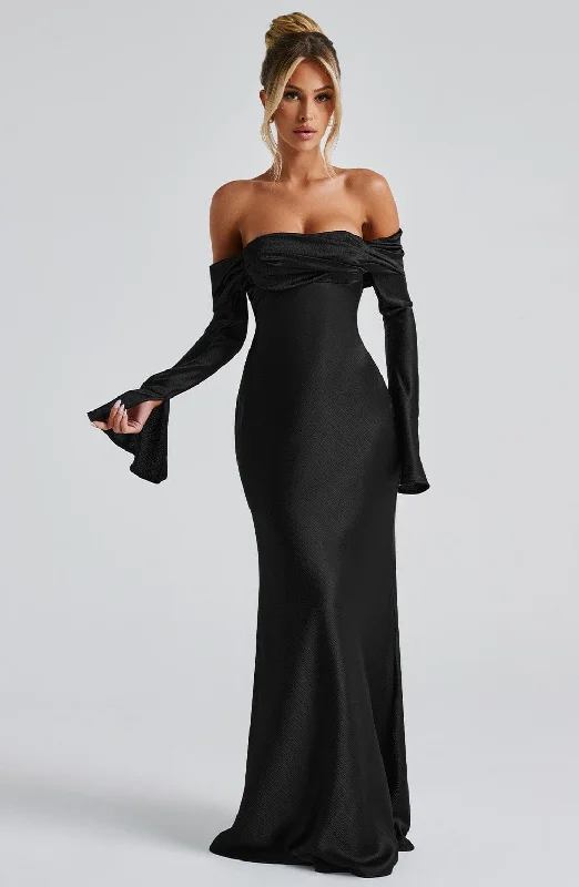 Trendy Styles Selene Maxi Dress - Black