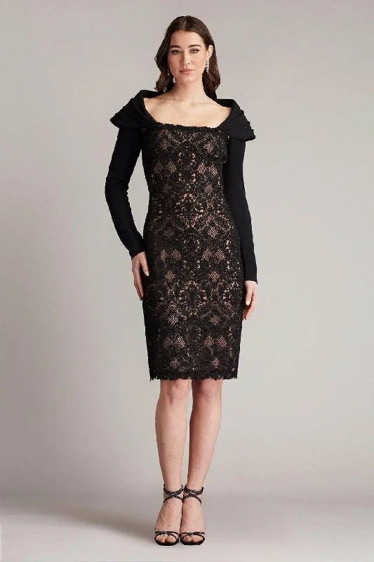 Quality Driven Apparel Tadashi Shoji CGC24684M - Shawl Style Cocktail Dress