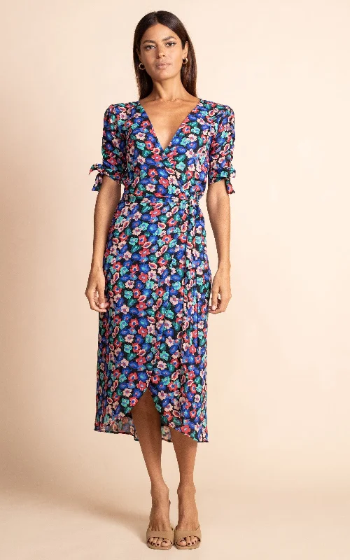 Women's Clothing Online Sale Olivera Midi Dress in Multi Floral