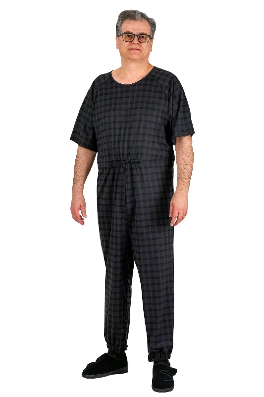 Timeless Women's Fashion Styles Anti-Strip Jumpsuit - Bobby | Black Check