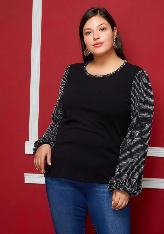 Casual Dresses for Women Plus Size Ribbed Round Neck Holiday Top